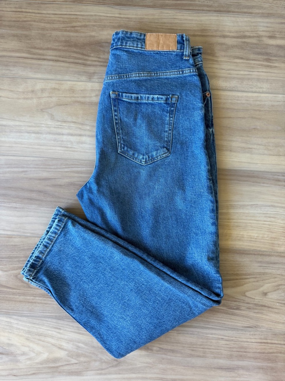 TRF Mom Fit Comfort Jeans -Navy Blue - Picture 4 of 4